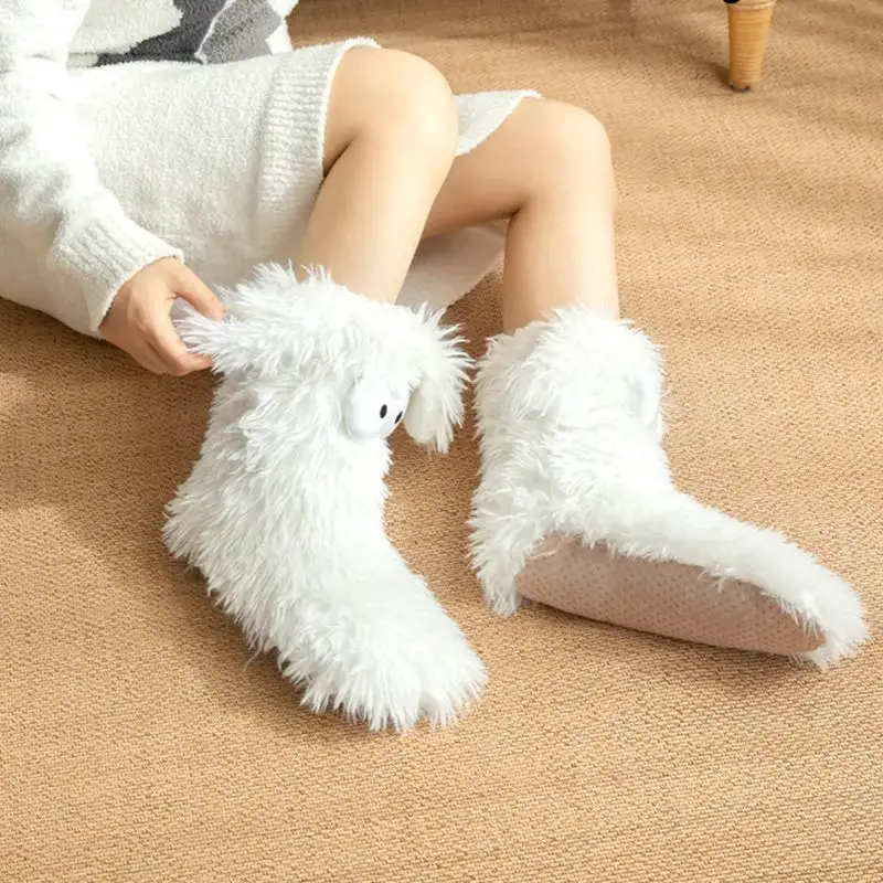 Winter Lamb Wool Floor Socks