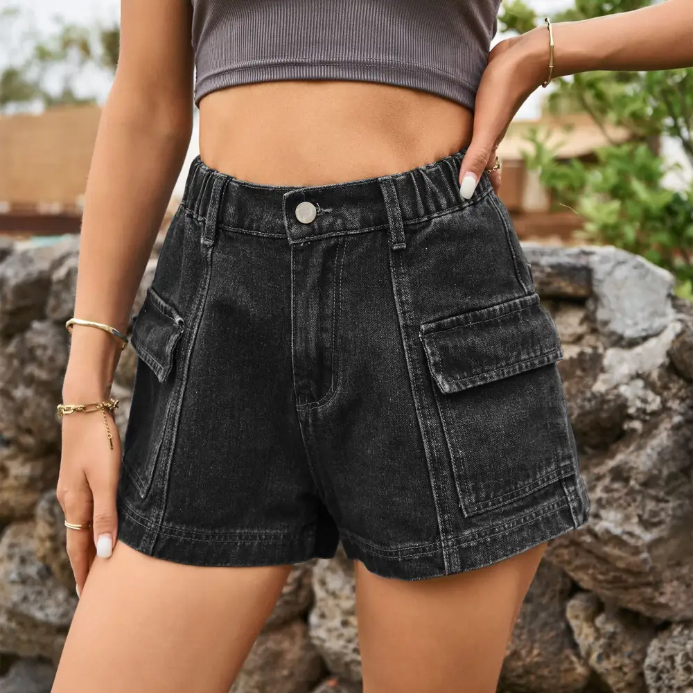 Tailored Clean Pocket Detail Shorts