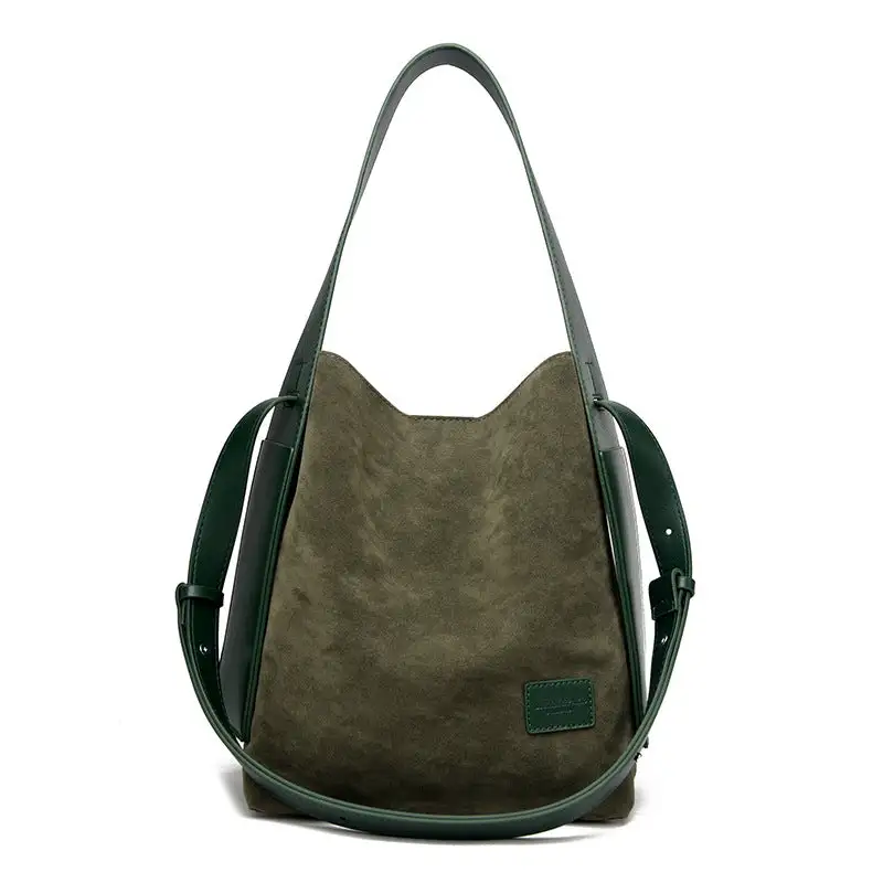 Commuter Suede Tote Bag