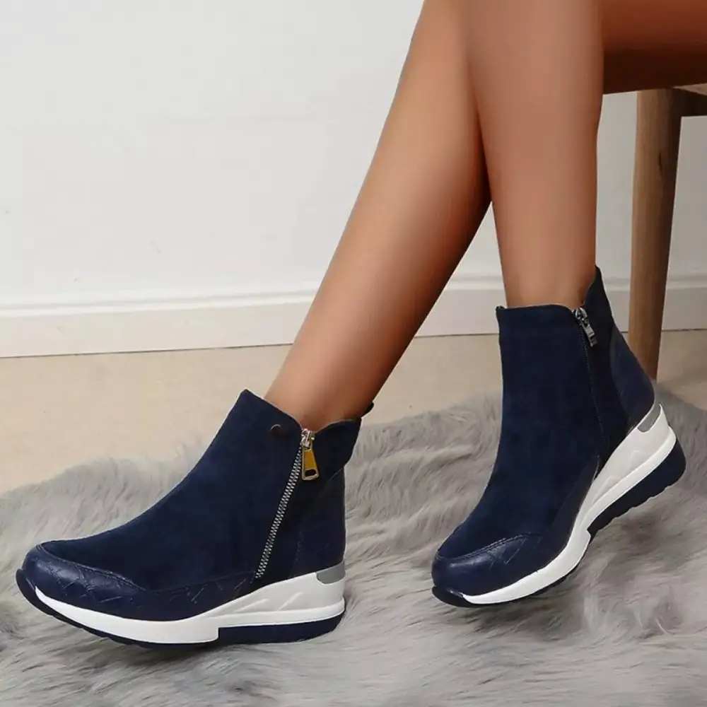 Side-Zip Ankle Boots