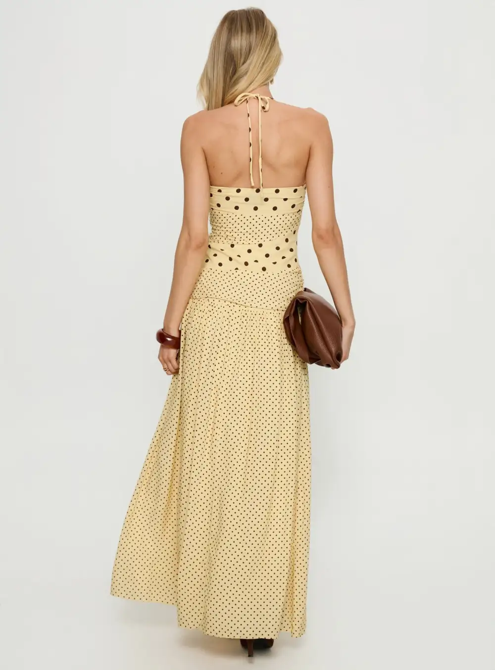 Chic Evening Halter Maxi Dress