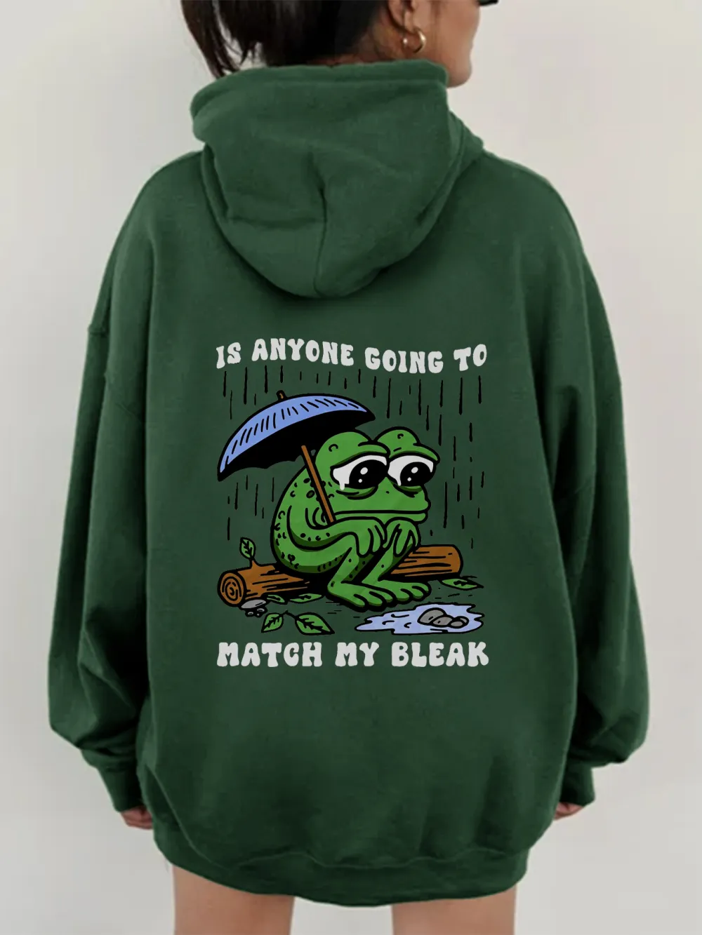 Is Anyone Going To Match My Bleak Pattern Hoodie
