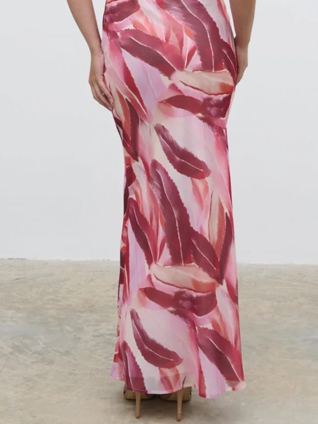 Asymmetric Cowl Maxi Dress