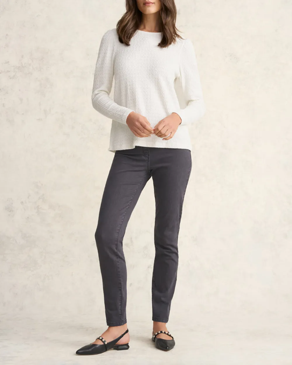 Textured Jacquard Top