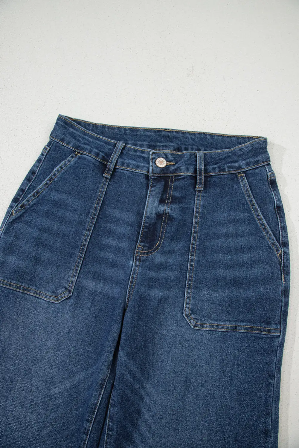 Wide Leg Cropped Ashleigh High Rise Jeans