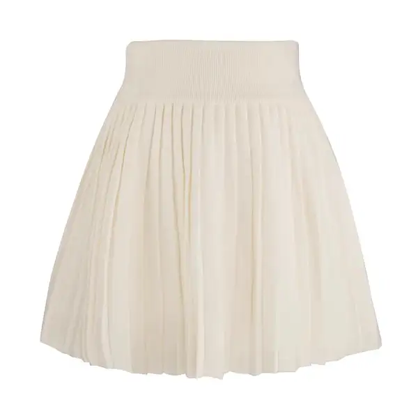 Airy Polished Everyday Casual Knit Skirt