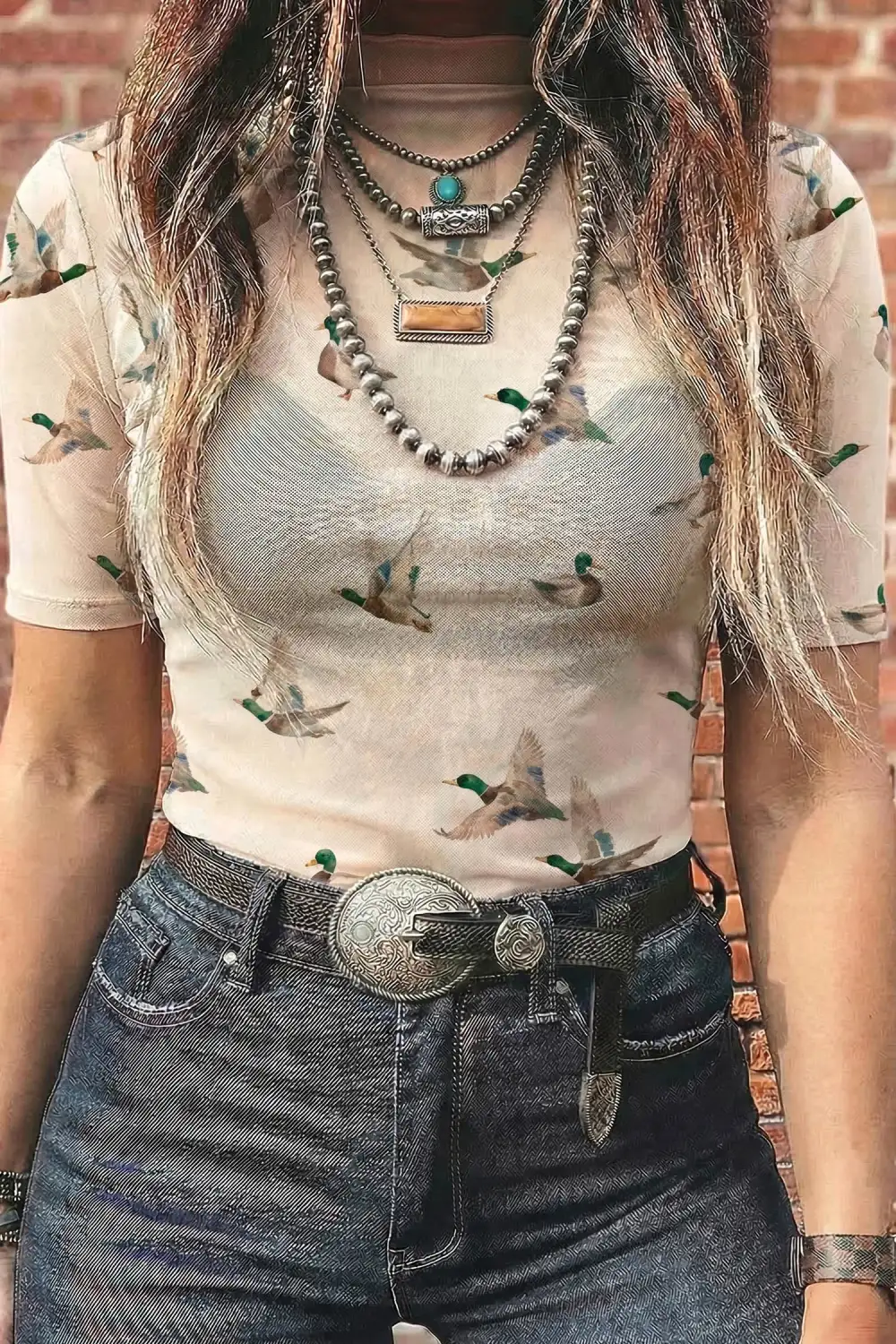 Airy Camo Short Sleeve Tee