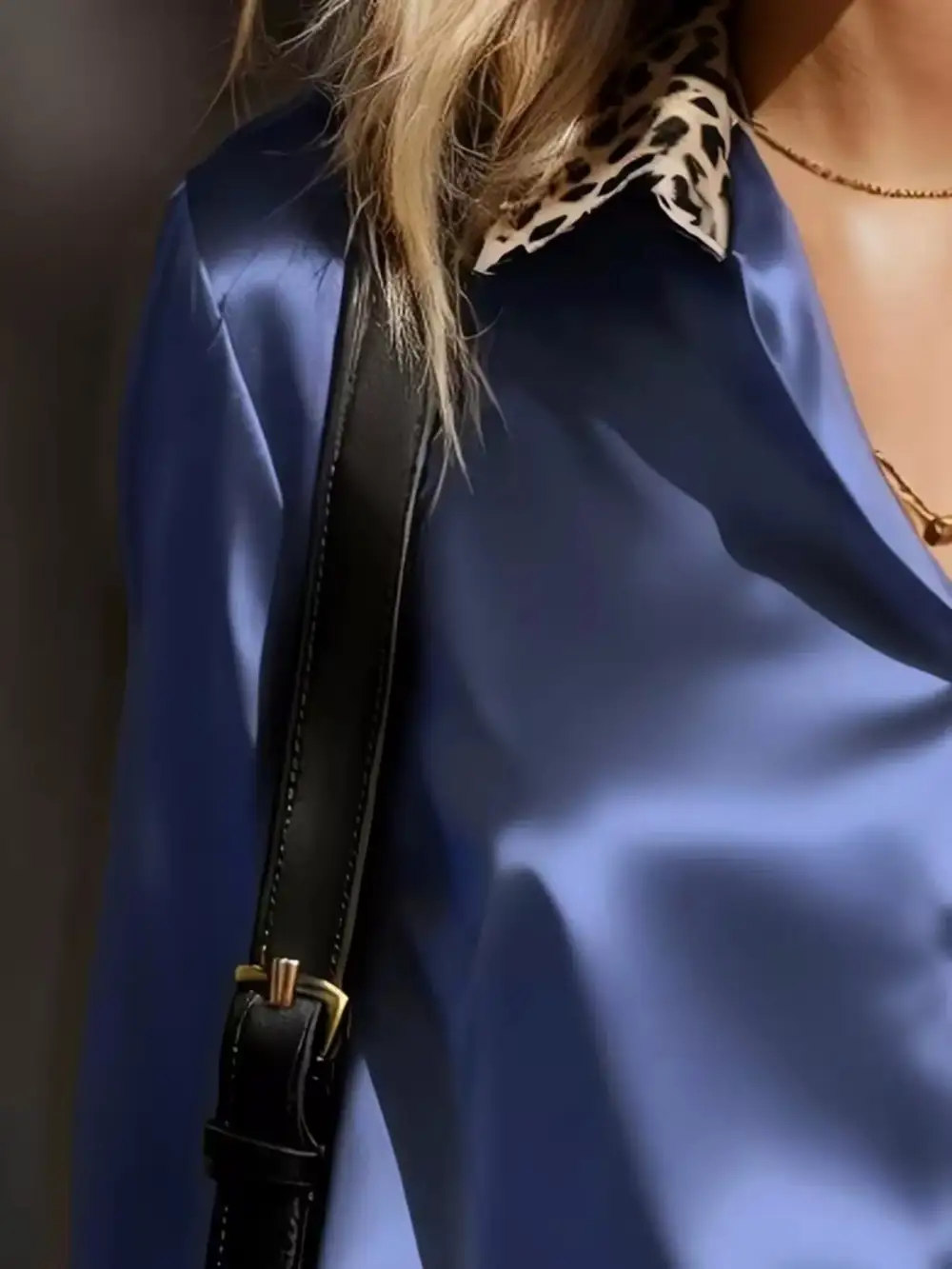 Studio Leopard Button Up Button Up Shirt