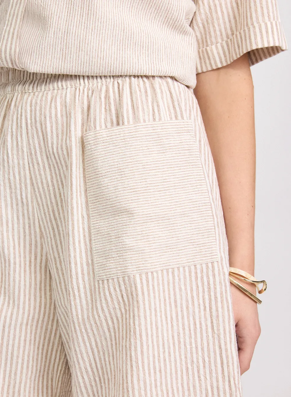 Casual Striped Shorts