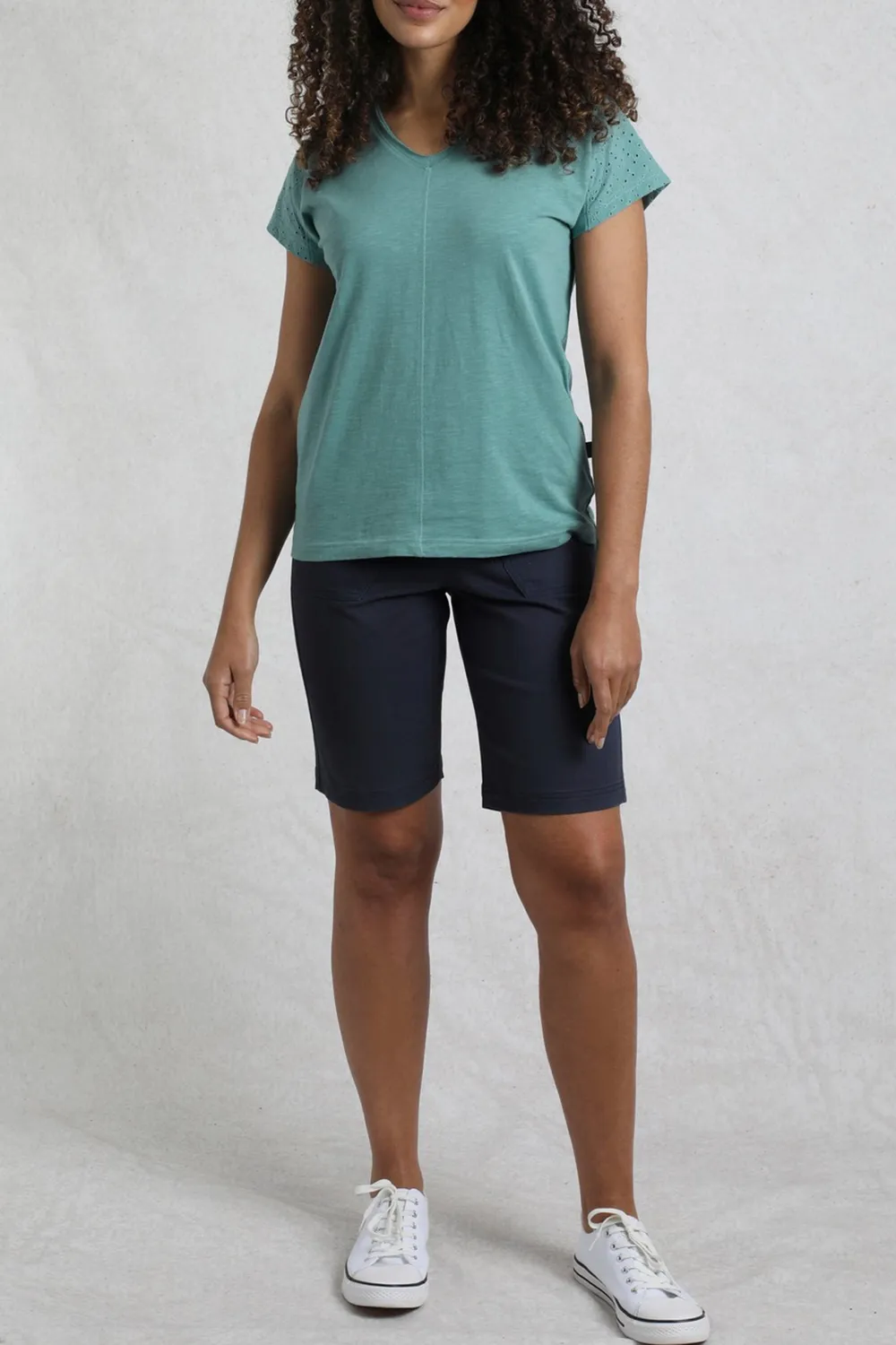 Women's Cotton Art Hollow Short Sleeves