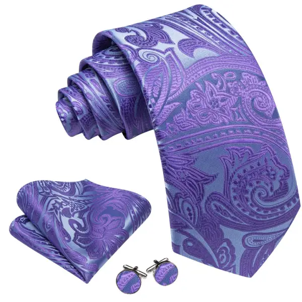 Paisley Jacquard Business Necktie Set