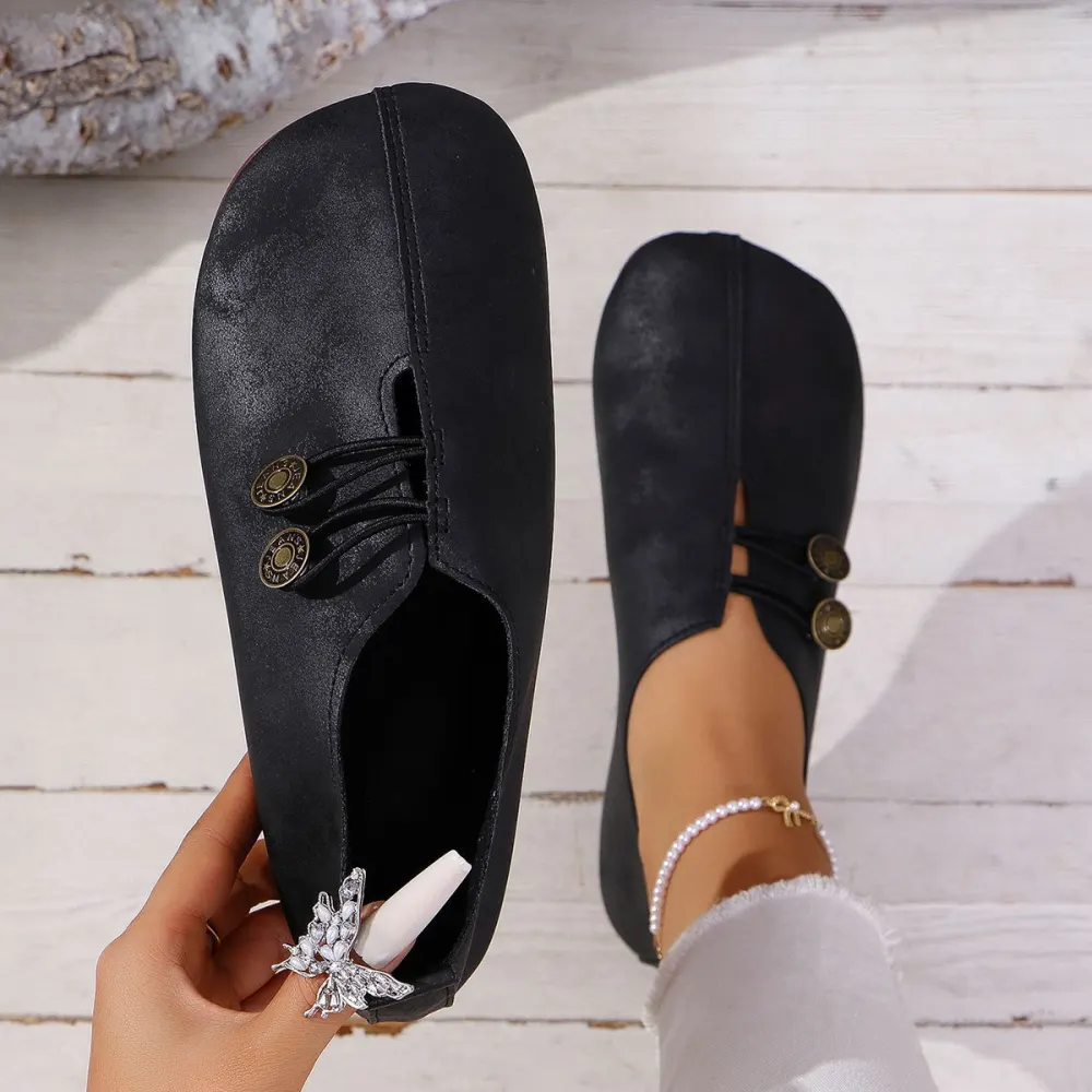 New Casual Slip-On Flats for Women Round Toe Low Cut