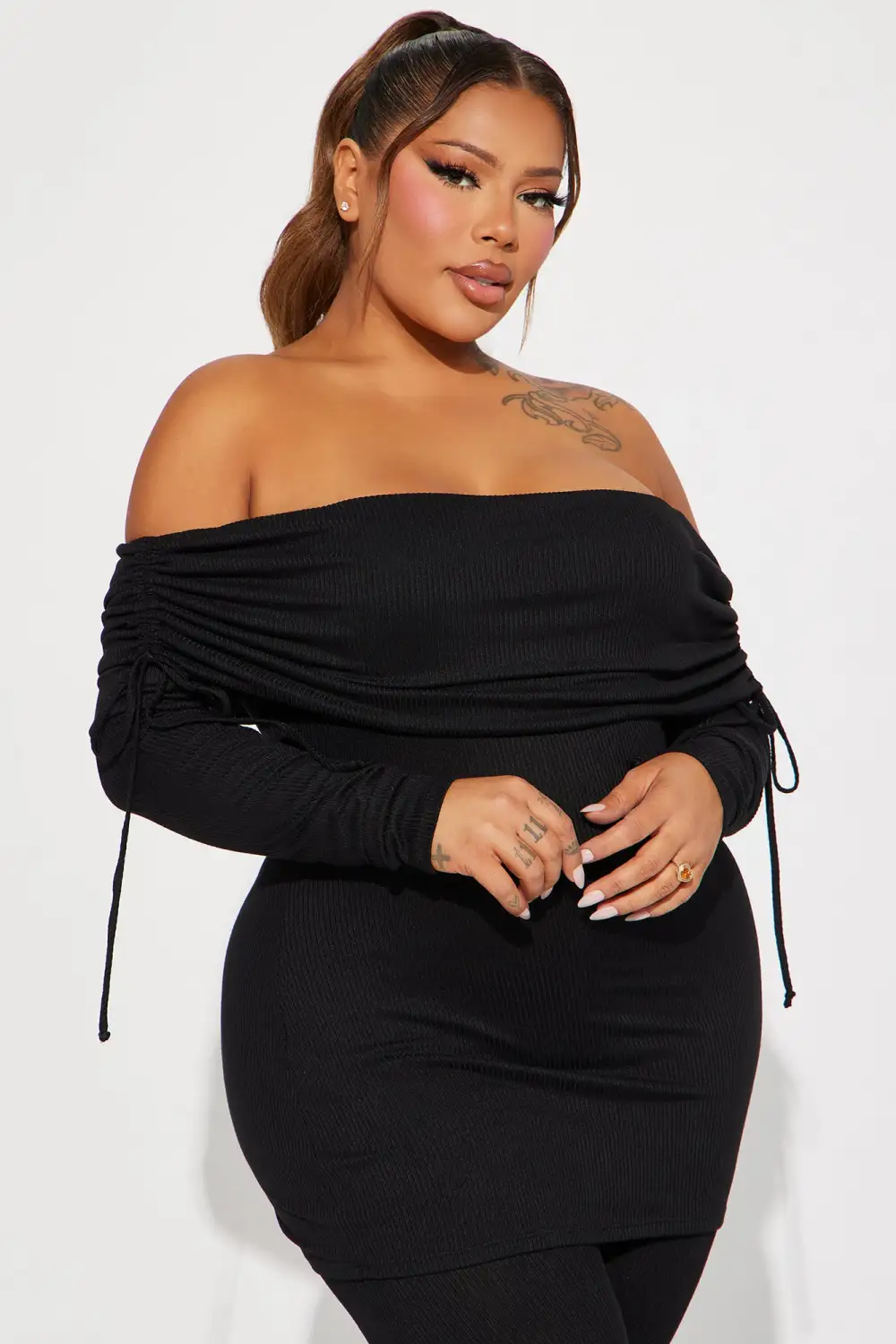 Pretty Girl Legging Set - Black