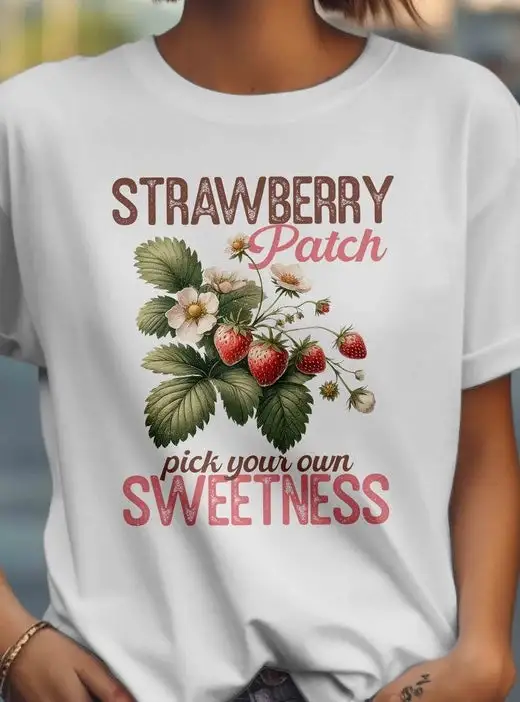 Vintage Strawberry Graphic Tee