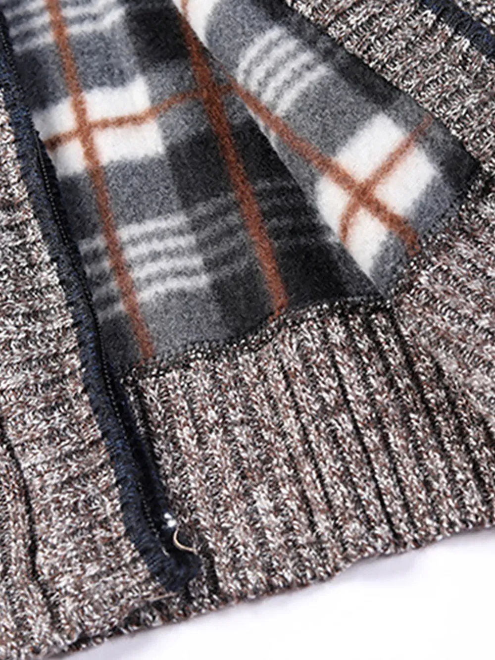 Man Zip Up Cardigan