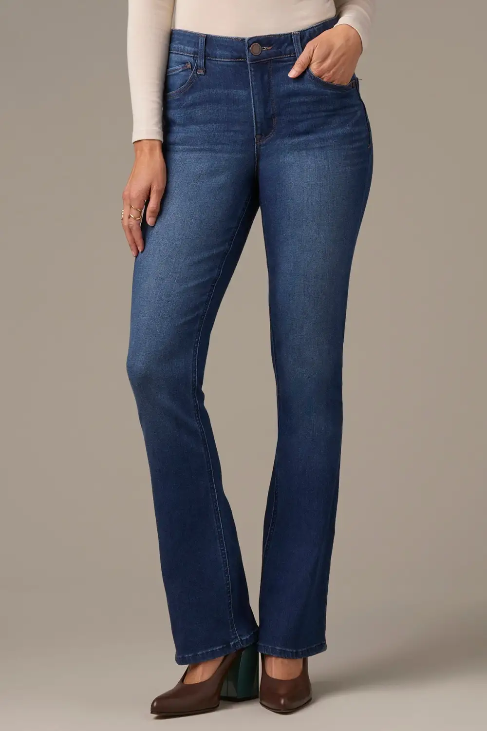 Petite High Rise Bootcut Jeans