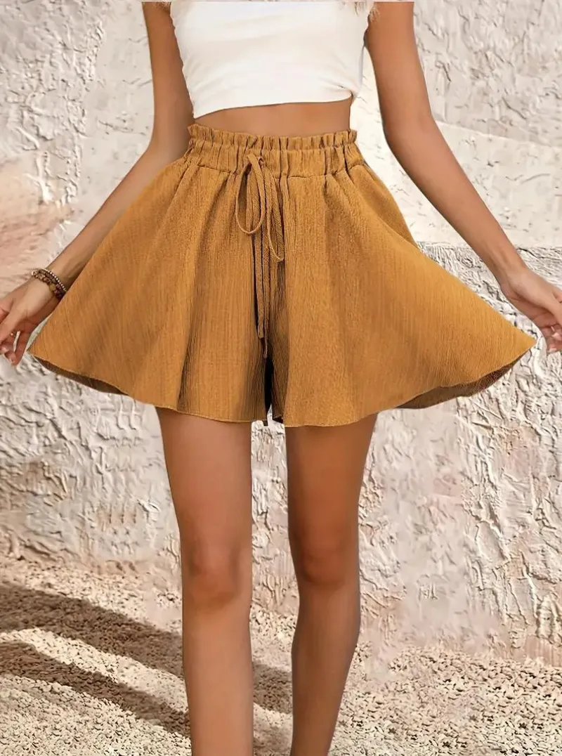 High Waisted Flowy Shorts