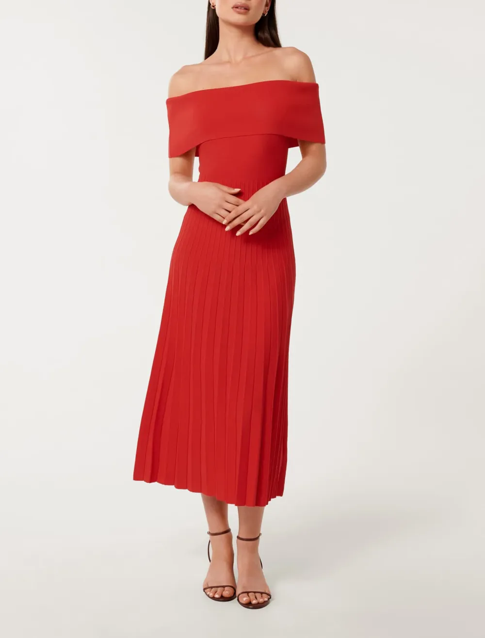 Bardot Knit Midi Dress