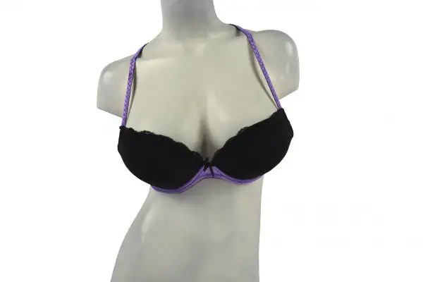 Satin Push Up Tulle Bra