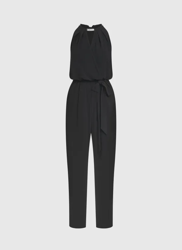 Sleeveless Icesilk Jumpsuit