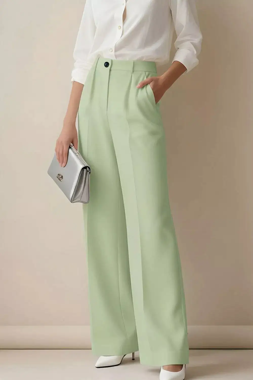 Easygoing High Waisted Wide Leg Pants