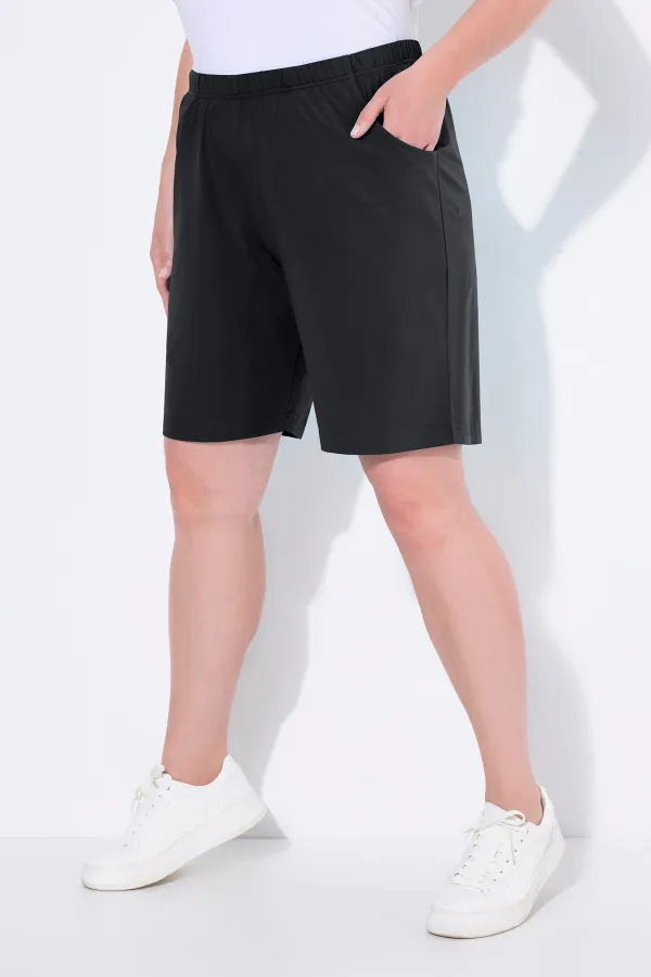 Elastic Waistband Shorts