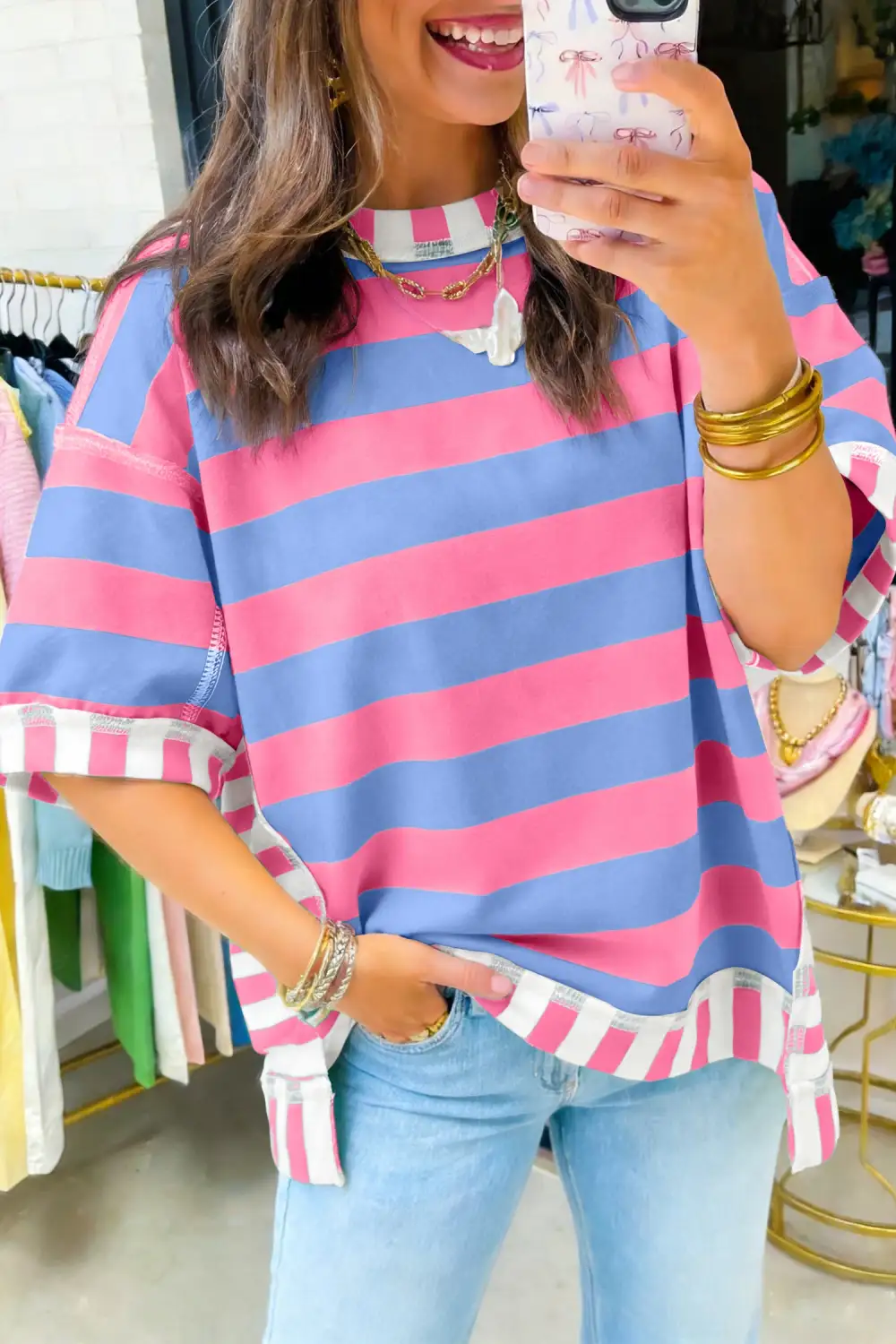 Airy Texture Relaxed Top