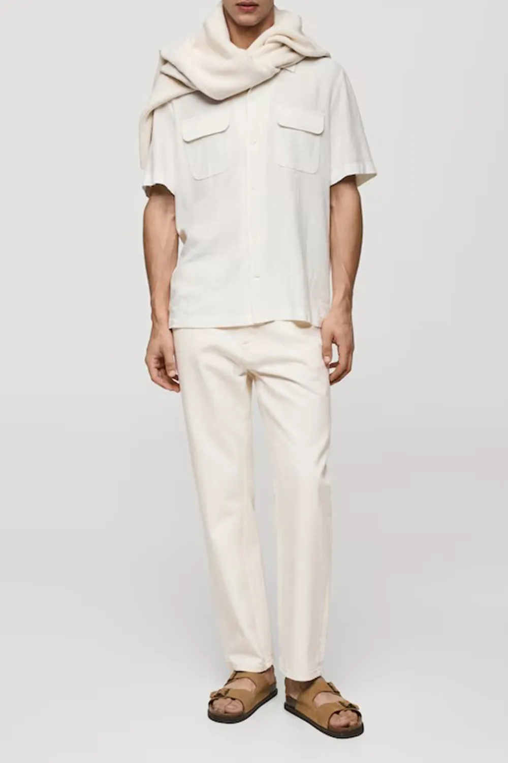 Relaxed-Fit Washed-Effect Jeans