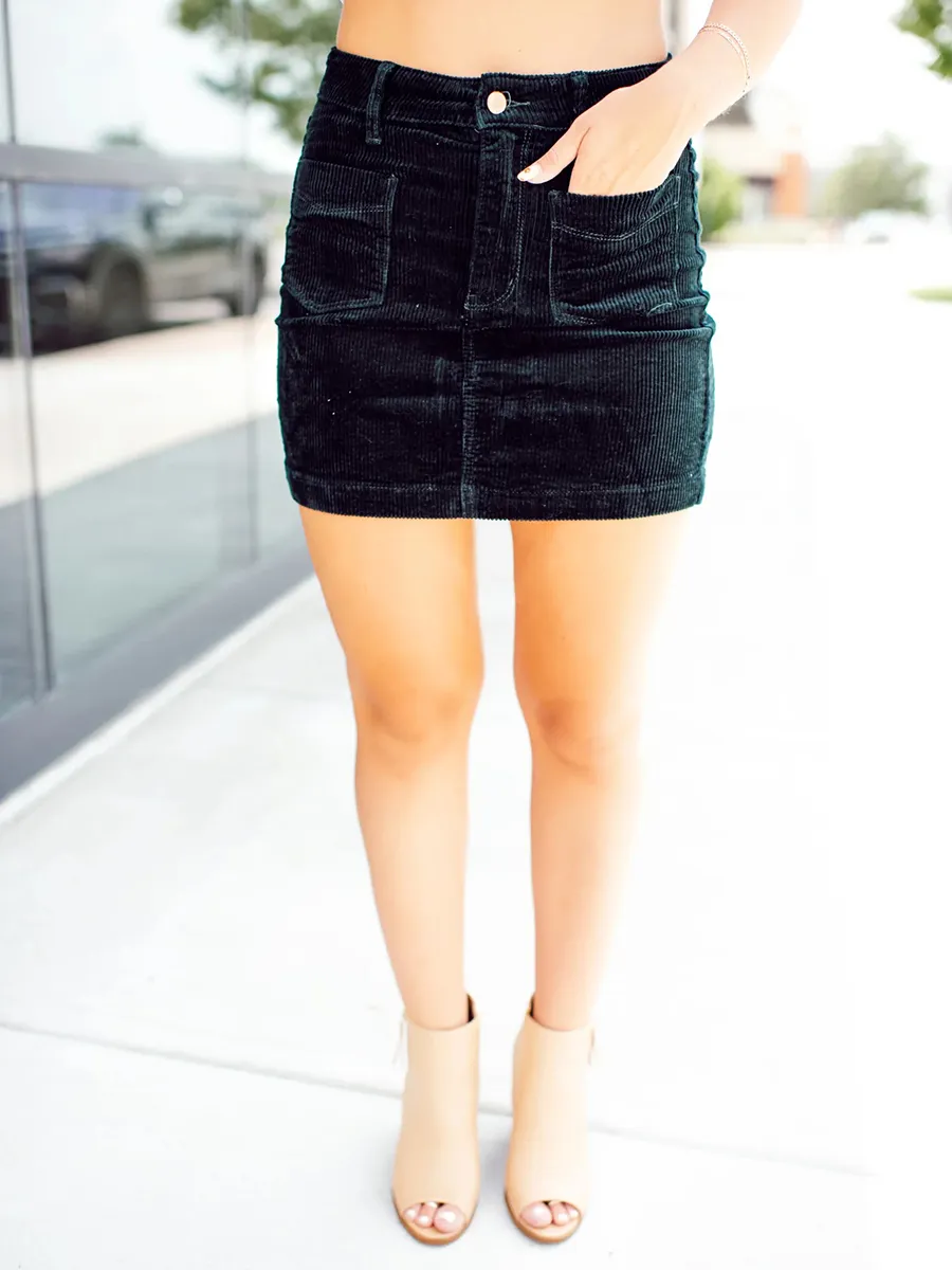 Patch Pocket Skirt