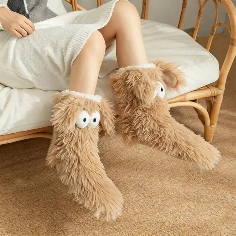 Winter Lamb Wool Floor Socks