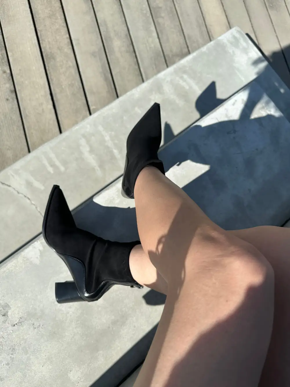 Lamb Leather Ankle Boots