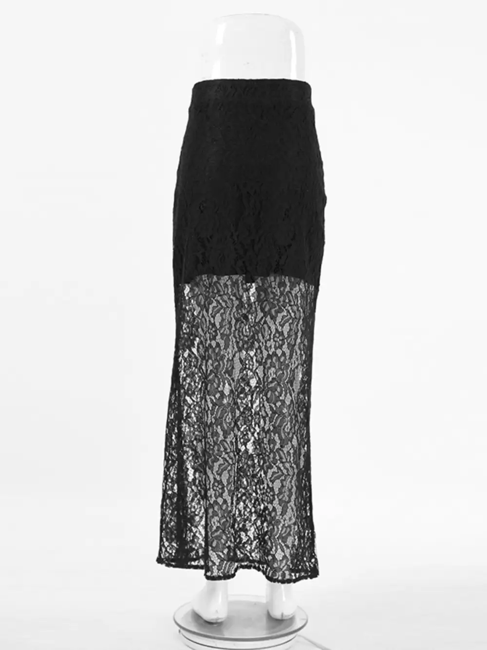Sharp Lace Maxi Skirt