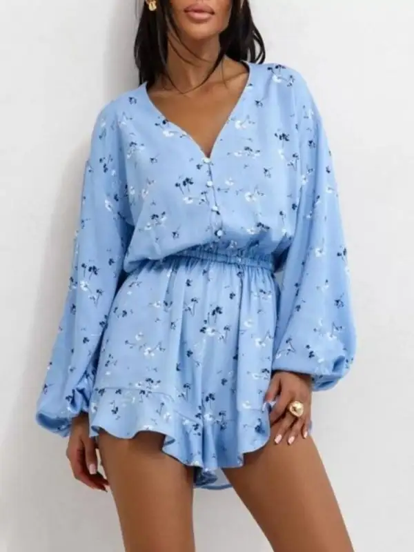 Everyday Floral Jumpsuit Romper