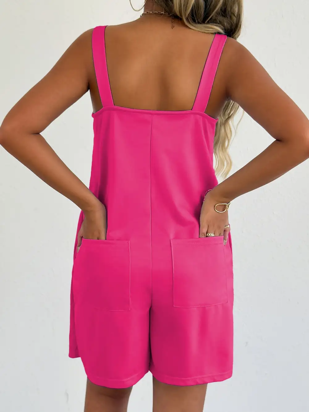 Pocket Sleeveless Romper