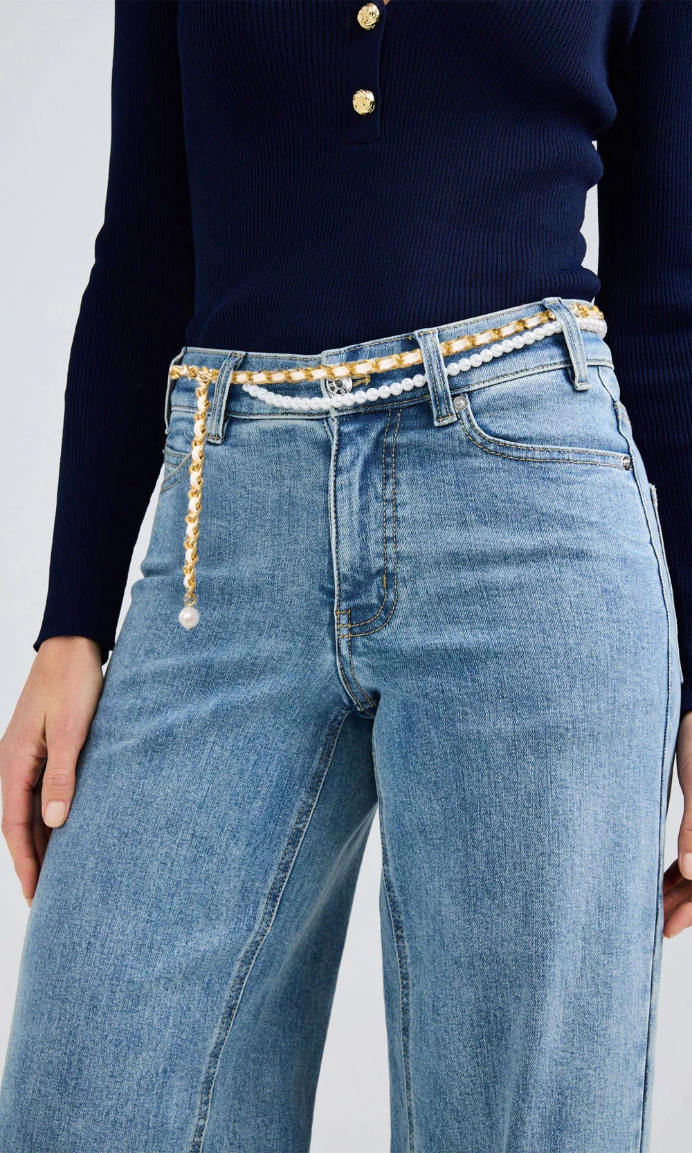 Casual Jeans With Belt