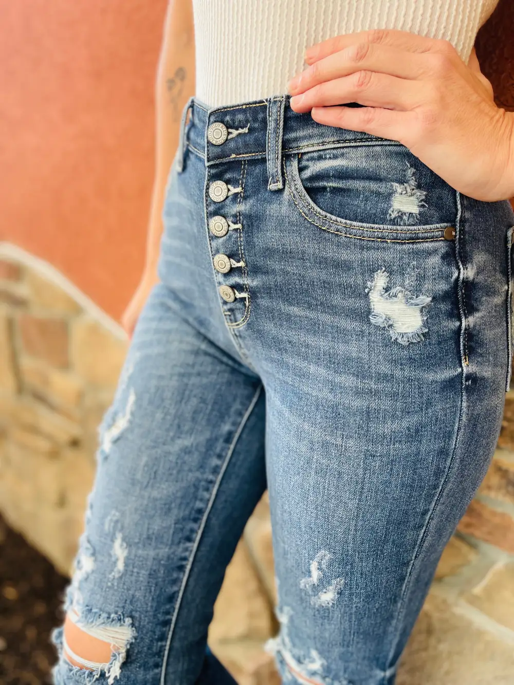 RESTOCK! Always Plus/Reg Let's Go Girls Flare Jeans