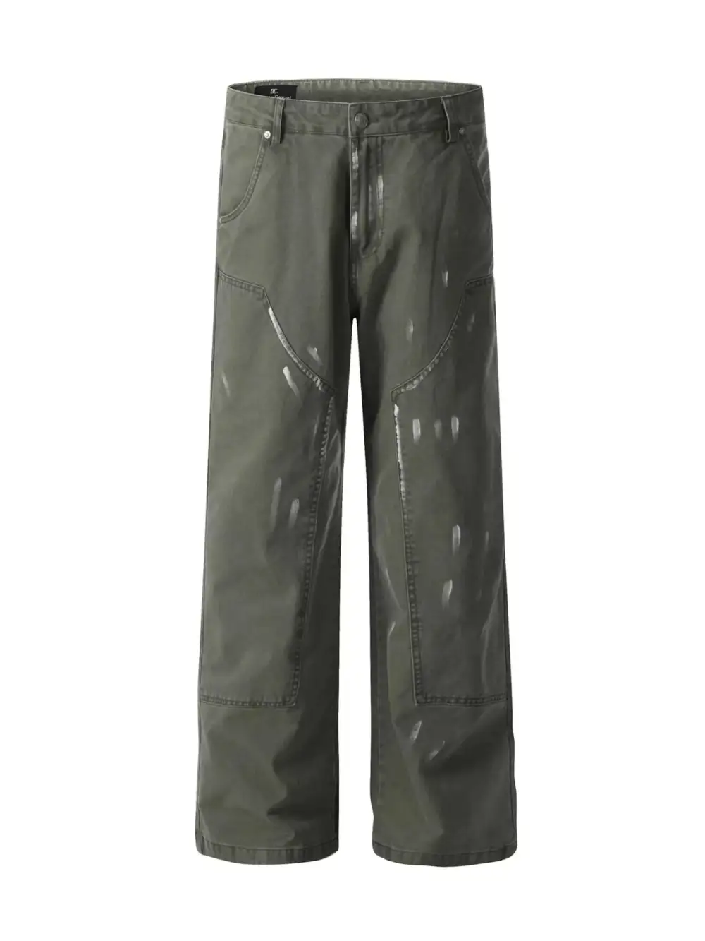 Men's Paint Splatter Wide Leg Pants