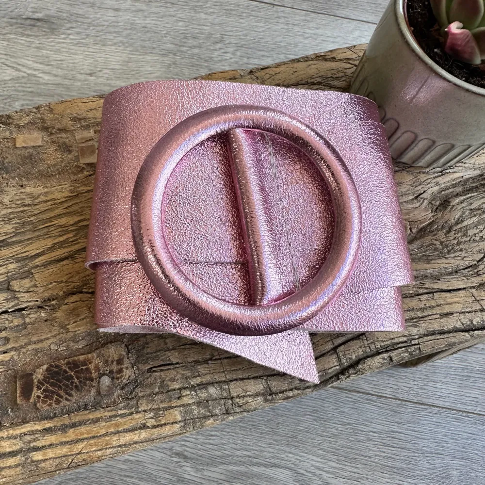Everyday Leather Circle Buckle Belt
