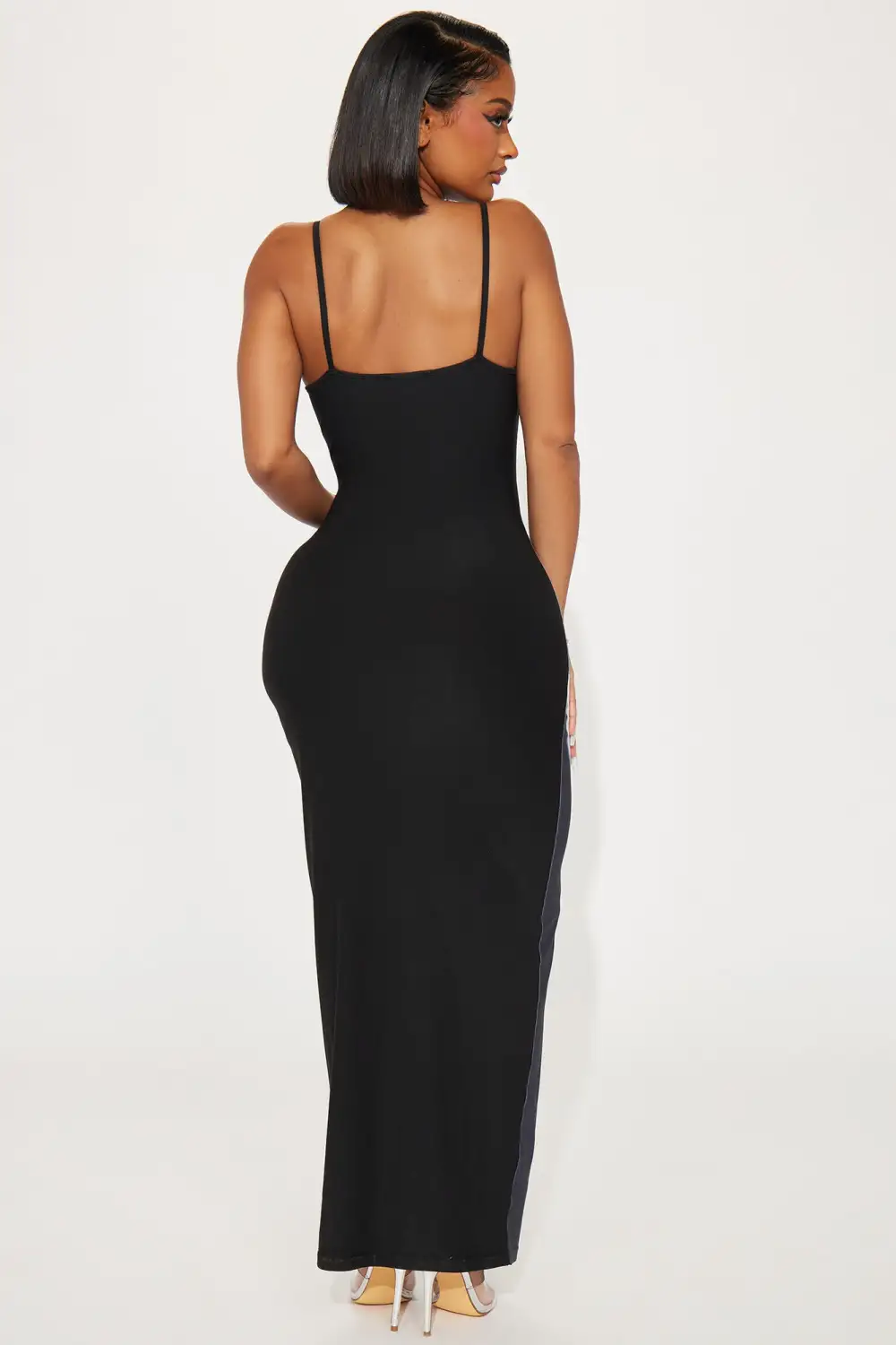 The Body Maxi Dress - Black/White