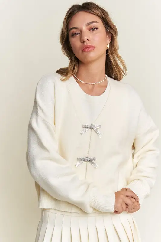 Hannah Rhinestone Sweater