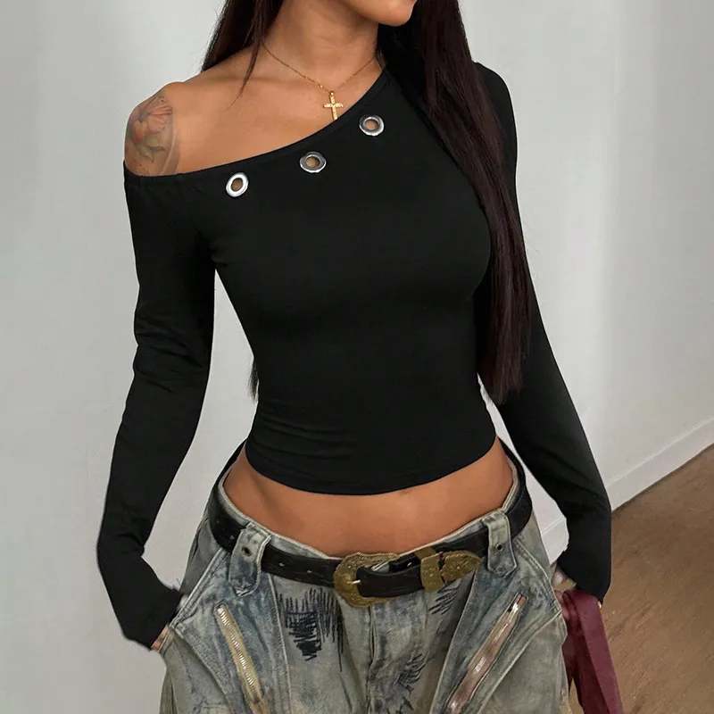 Slim Fit Off-Shoulder Crop Top