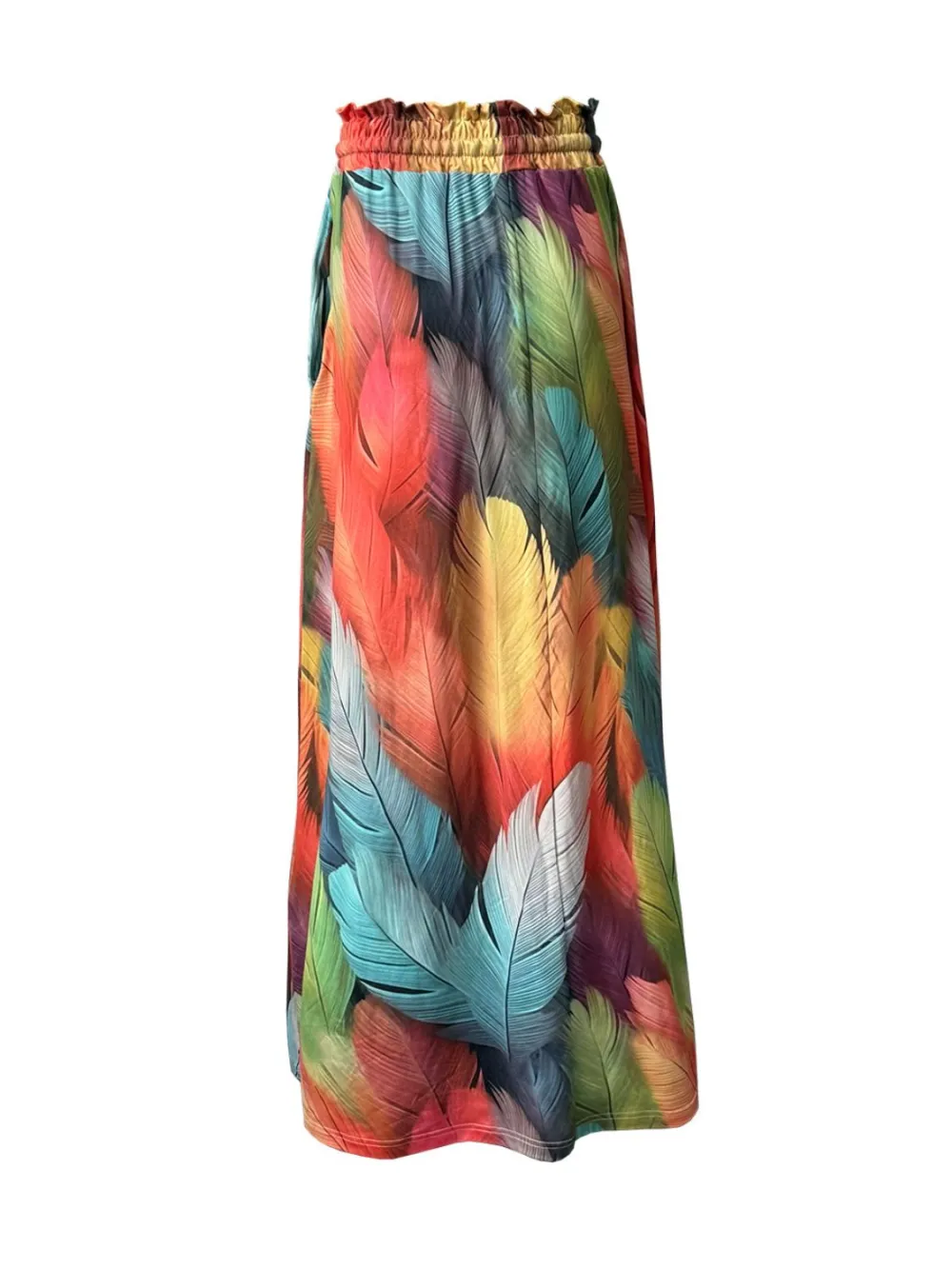 Printed Maxi Pockets Ezyfit Skirt