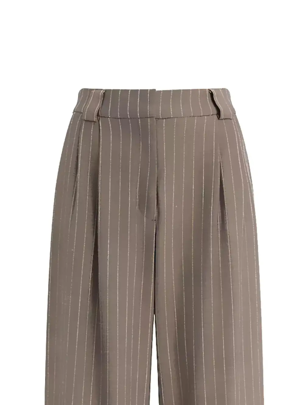Relaxed Striped Wide Leg Pants