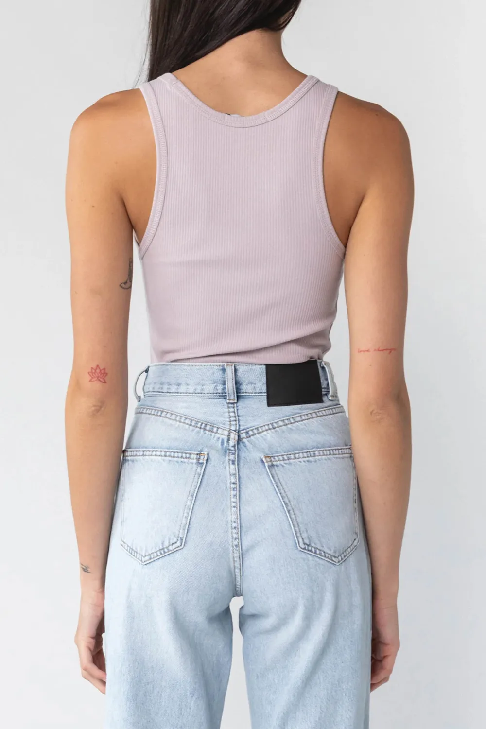 Basic Cotton Breathable High Waist Loose Jeans