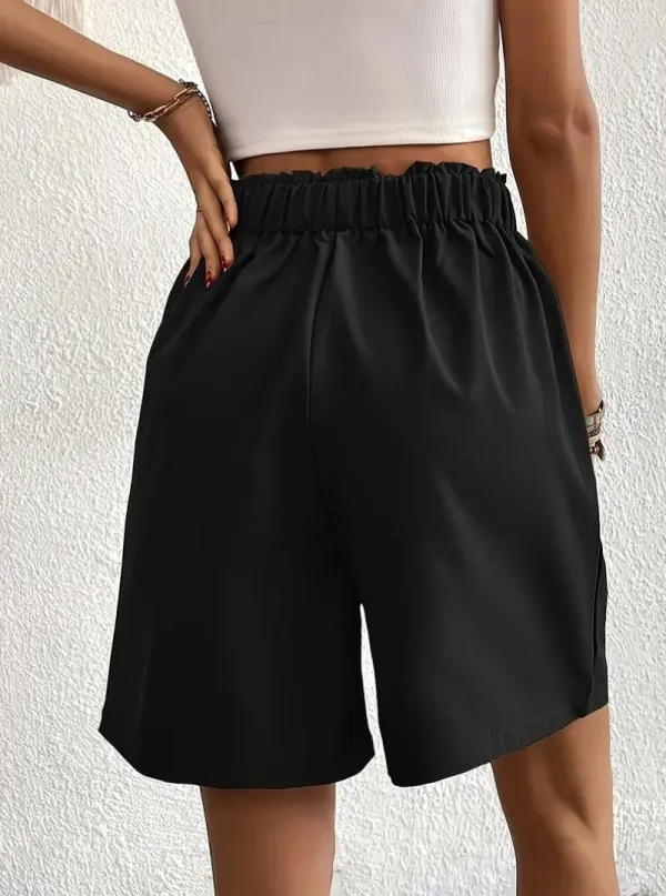 High Waisted Pleated Shorts