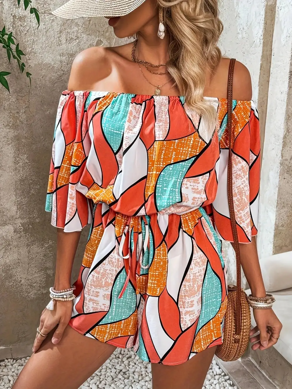 Everyday Drawstring Jumpsuit Romper