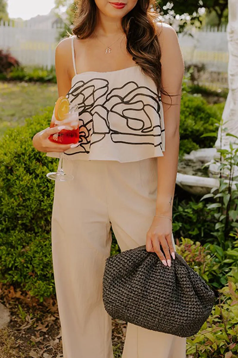 Artistic Cropped Square Neck Vest