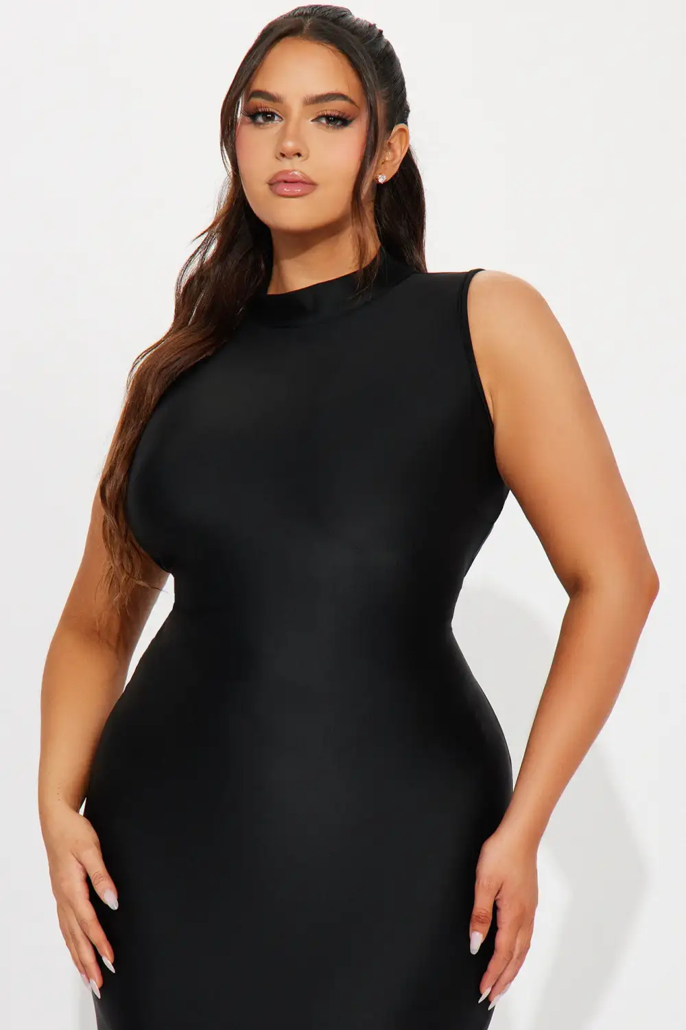 Barcelona Backless Maxi Dress - Black