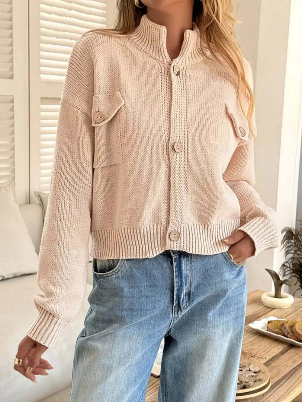 Everyday Button Down Knit Cardigan