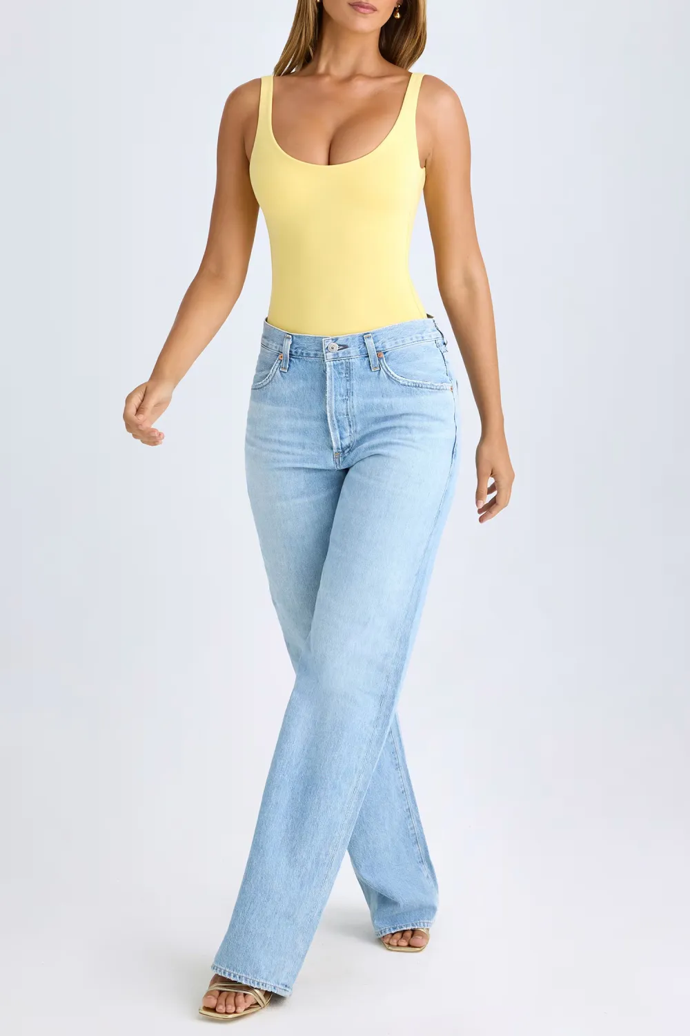 Slimming And Tight-Fitting Basic Bodysuit